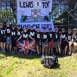 We are the largest group of Lewis Hamilton Fans at the Montreal GP!