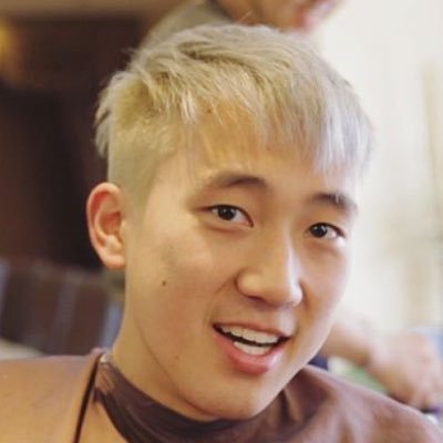 Asian guy blonde hair