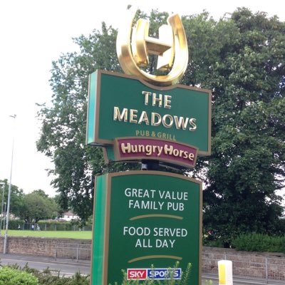 Family friendly pub famous for its Big Plates- Hungry Horse. TV's and large screen to show all sports and events.
