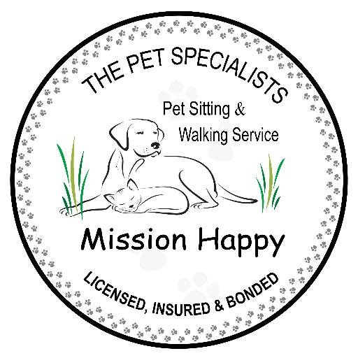 https://t.co/PzYcBMzpTX  Mission Happy - The Pet Specialists. All things pets. Licensed, bonded, and insured.