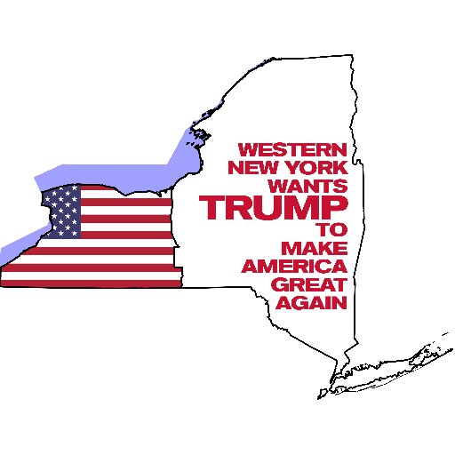 Western New York (#Buffalo and #Rochester) For @realDonaldTrump #MakeAmericaGreatAgain #TeamTrump #TrumpTrain #tcot #RedNationRising #TrumpMafia #RIPBillNojay