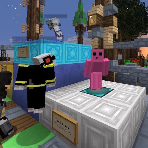 sabine_sheridan's profile picture. Hi my name is The_PinkSlime and I will be posting a lot of pics of me playing minecraft minigames:)
