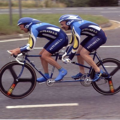 El Presidenté of the @rutlandcc in Sheffield, bike box technician at @BikeBoxAlan & former World Tandem Hour record holder with Jon Rickards 🚴🏻♂️ 50.068km