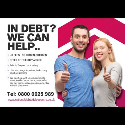 National debt advice centre offers free impartial advice and solutions to anyone with debt. Contact us-08000025989 or email -info@nationaldebtadvicecentre.co.uk