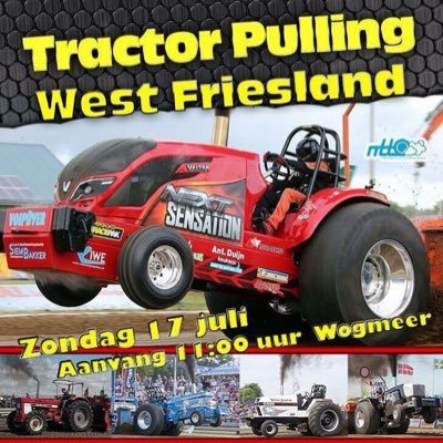 Tractor Pulling West Friesland is een groot evenement in de Wogmeer dat jaarlijks word gehouden! zie de site voor meer info
