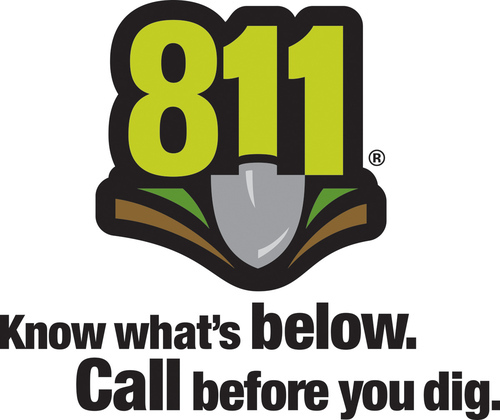 811 is the national number designed to protect homeowners and contractors from hitting underground utility lines during any digging project.