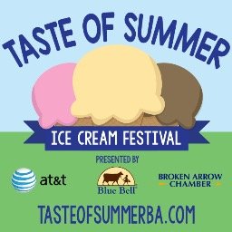 Taste of Summer Ice Cream Festival is on Saturday July 16 in Broken Arrow OK. Visit https://t.co/hILNxGbAOX for full details!
