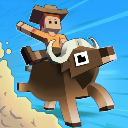 Play as a Rodeo Star leaping from animal to animal. Find and ride all the unique animals to collect them for your flying zoo. Out now on iOS and Android!