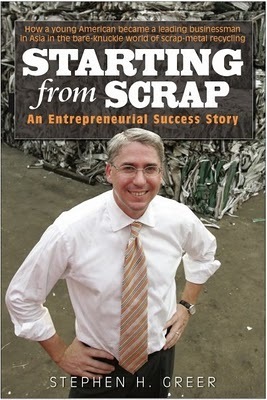 Stephen H. Greer, Author of Starting From Scrap: An Entrepreneurial Success Story. American living in Hong Kong.