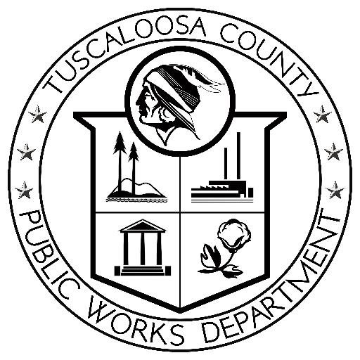 This is the Official Twitter account of the Tuscaloosa County Public Works Department. ***NOT MONITORED 24/7*** Retweets/Follows are not endorsements.
