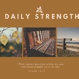 Read God's word and gain strength