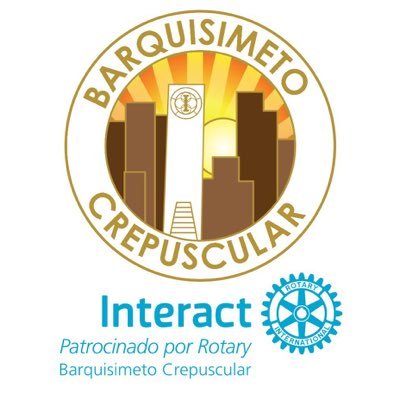 Twitter Oficial del Interact Barquisimeto Crepuscular Distrito 4380 R.I. / Síguenos en Instagram @interactcrepuscular