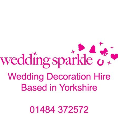 Wedding Sparkle specialise in Wedding & Event Decoration Hire. Providing everything from chair covers, to table decorations and candy carts to Yorkshire.
