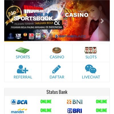 Casino online Togel online terbesar & Tepercaya Menawarkan Brbagai plhan permainan online game Bccarat,Roulette,Togel dn masih banyak lagi Yg lain.Salam Hoki