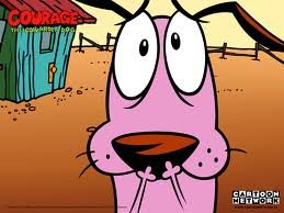 You_Stupid_Dog's profile picture. A dog named Courage, an easily frightened canine who lives in a farmhouse
 with Muriel and Eustace Bagge near the fictional town of Nowhere.