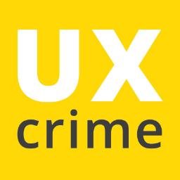 usabilitycrime's profile picture. Which interactive flaws do you find on the way browsing the web or just using your daily devices?  Add your bad experience by using the hashtag #uxcrime