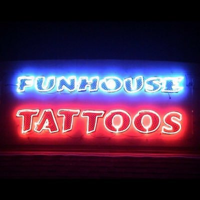 Funhouse tattoos is located at 1304B E. Atlantic Blvd. Pompano Beach, Florida 33060.
