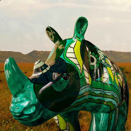 Hi! I'm Finding Faru, one of the rhinos taking part in the @GreatBigRhinos project! Catch me in Exeter this summer. Sponsored by @bigwavemedia