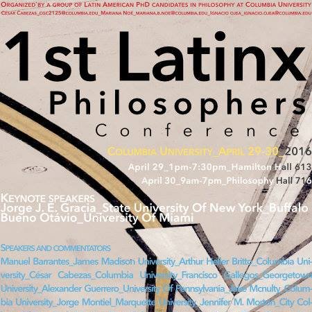 We aim to provide a space for camaraderie and collaborative work among Latinx philosophers, as well as to identify and pursue our common  interests.
