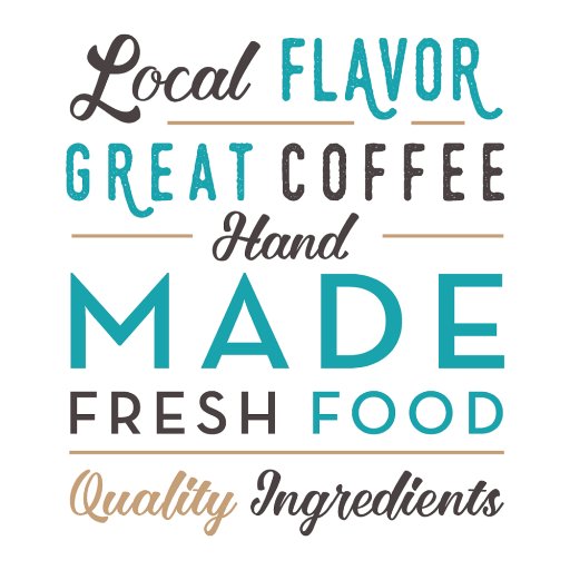 Locally owned and operated Catering and Specialty Coffee Shop. 7am to 4pm Lunch M-F 10:30-1:30.
