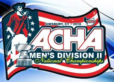 Official Twitter feed from the 2010 ACHA Div. 2 National Championships in Simsbury, CT. Real time updates from the broadcasters themselves!