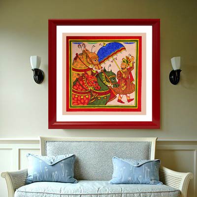 Legacy of traditional Indian art
Please let me bring to your knowledge that the abbreviation R.H.K. art means Rama Hast Kala of traditional Indian art