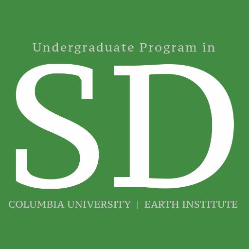 @columbiaclimate's Undergraduate Program in Sustainable Development offers a major and special concentration through @CC_Columbia and @ColumbiaGS.