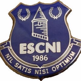 The Everton Supporters Club Northern Ireland (ESCNI) exists to help 'Norn Iron' Evertonians to get over to Goodison. Formed in 1986, we have over 500 members.