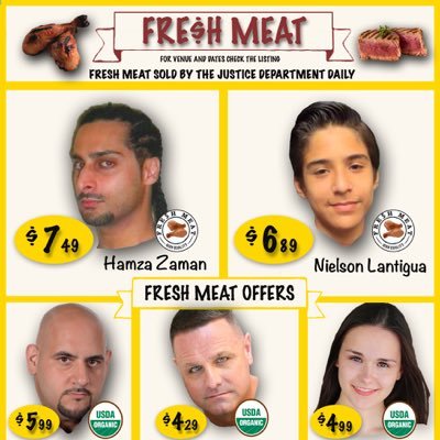 “Fresh Meat” will feature Hamza Zaman, Nielson Lantigua, Warren Bub, Brielle Hepburn and Vincent Vacarro. “Fresh Meat” Fringe NYC Festival August 12-28 Latea TH