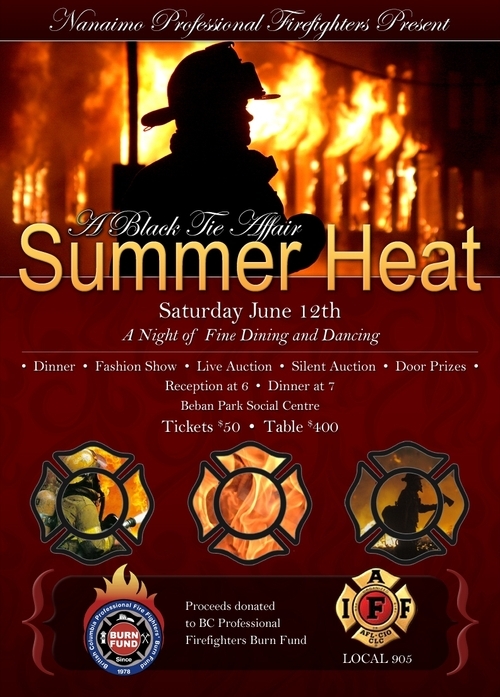 summerheat905's profile picture. IAFF local 905 present Summer Heat, a charity fundraiser for the BCPFFA burn fund.  June 12, 2010