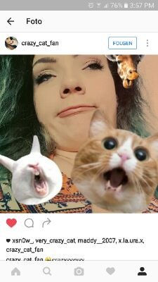 Nur ein Mädchen mit Müll im Kopf...
          
          Instagram: very_crazy_cat📸
    Snapchat: verycrazycat👻
Youtube: Crazy Cat📽