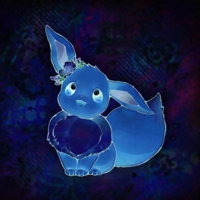 NegativeCutie's profile picture. An Eevee that was experimented on, her color had been altered and she can speak to humans. She is unable to level up or attack.[Caretaker:@CaretakerNaru]