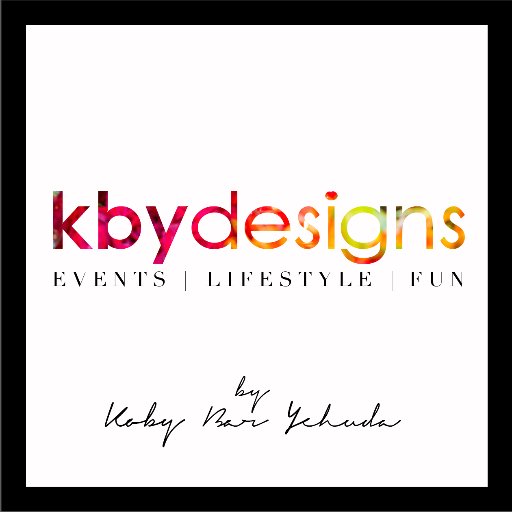 Creative event production and design by event and lifestyle guru Koby Bar Yehuda and the #KBYteam