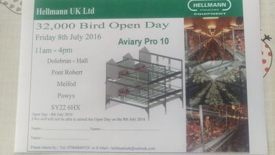 hellmann_uk's profile picture. HellmannUK Suppliers of Hellmann Poultry GmbH
Poultry Equipment & associated kit to provide complete Rearing & Laying Systems