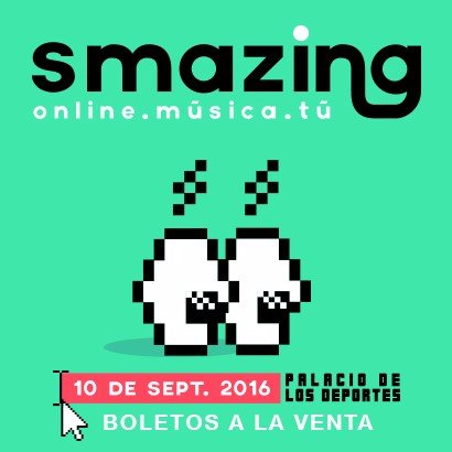 #EsSmazing disfrutar con tus amigos esta celebración llena de música, juegos, experiencias y tus ✨influencers✨ favoritos!