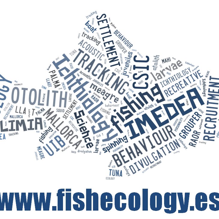 The Fish Ecology Group belongs to @IMEDEA_UIB_CSIC, a joint research center of the @CSIC and the @UIBuniversitat