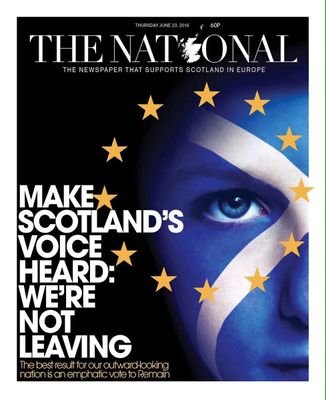 Scottish with Swedish roots. Scotland should be an outward looking independent state and EU member.