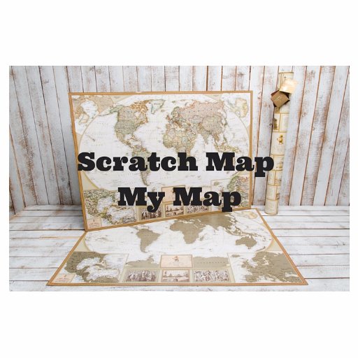 Scratch Map - es un regalo original, una garantía de que será su sorpresa más agradable en cualquier celebración.