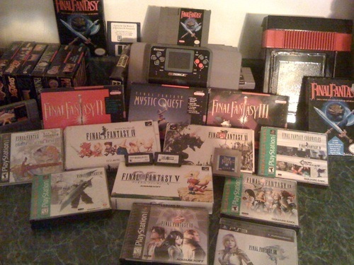 My amazing FF collection. That's not even all of them. My.....Precious....