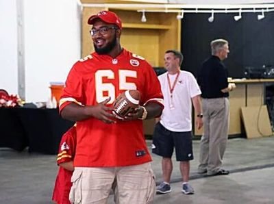 Formerly #76 at The Fordham University and Offensive Guard/Center, Kansas City Chiefs