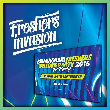 Birmingham Freshers Welcome Party UV Party! Tickets available here: https://t.co/Qeau7JD1Q5