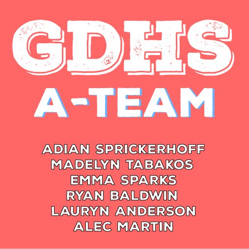 We're the GDHS Student Council for the 2016-17 school year! Aidan Sprickerhoff, Madelyn Tabakos, Emma Sparks, Ryan Baldwin, Alec Martin, and Lauryn Anderson!