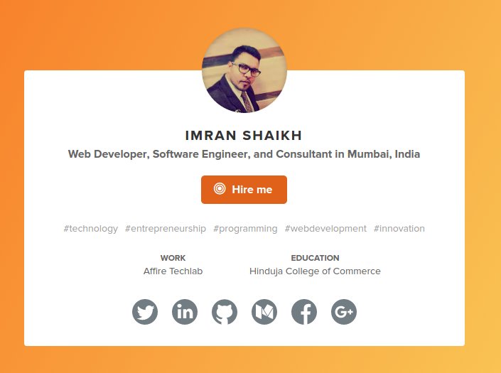 imranshaikh_me's profile picture. I'm a Web Developer and a bit of a self confessed geek / technophile who loves working on websites, Linux servers and be with the latest technologies.