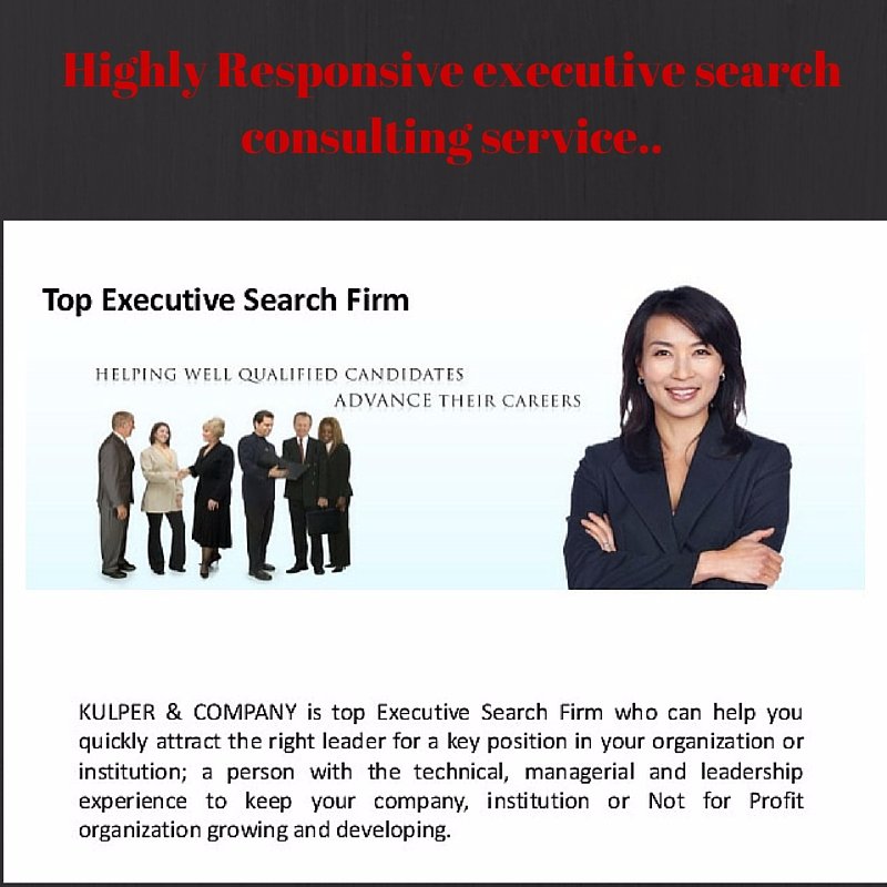 KULPER & COMPANY  is Innovative and Highly Responsive boutique search firm