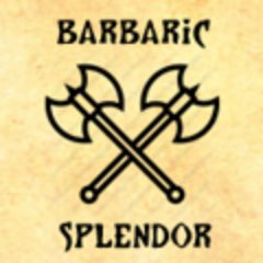 Barbaric Splendor is a line of 32mm scale heroic fantasy miniatures focusing on mighty-thewed barbarians!