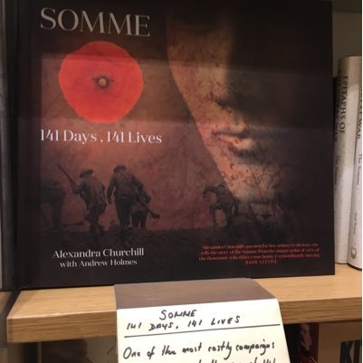 #Somme100 book. Tells the story of the battle by honouring one man who died on each of the #141days @churchill_alex @agh57 @kaiserjonny @TheHistoryPress