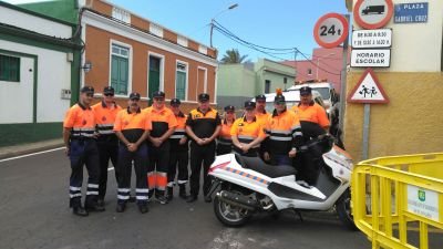Su agrupación de voluntarios al servicio y cuidado del municipio del Rosario