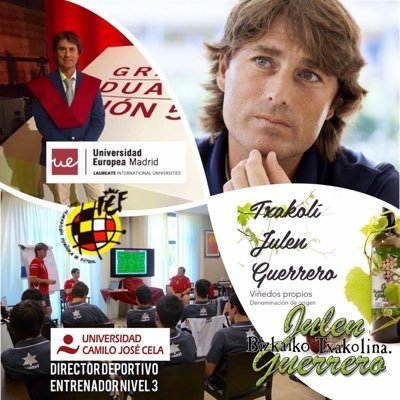 Athletic, Internacional. Entrenador. Director Deportivo. Graduado en Periodismo. Vicepresidente de @leyendasespana