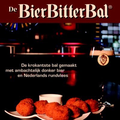 De enige echte Bierbitterbal bereid met Jopen bier uit Haarlem.