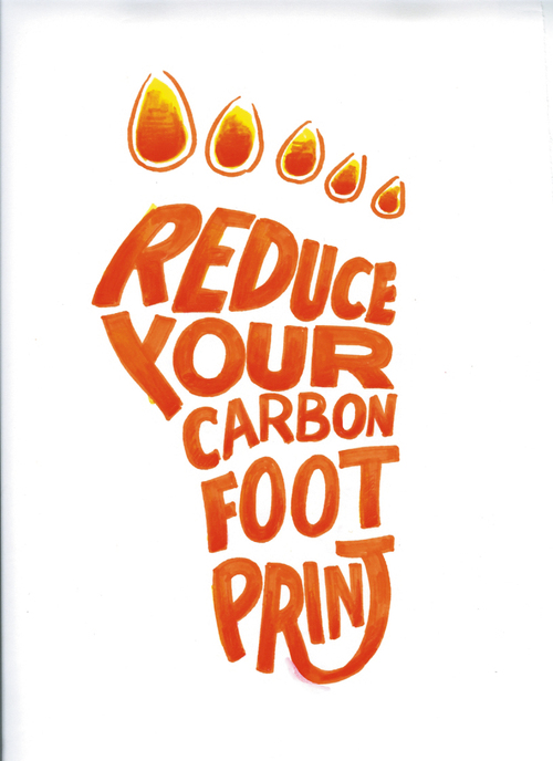 Act against Climate Change! Reduce your carbon emissions!